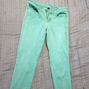 Gap teal premium denim